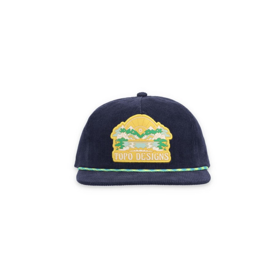 * Wholesale Topo Designs Corduroy Trucker Hat Navy Hats & Headbands & Hat Accessories